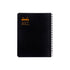 Rhodia Wirebound Notebook A5+ Lined Black