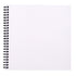 Rhodia Reverse Book Wirebound 2-in-1 Notepad & Notebook 21 x 21 cm Grid Black
