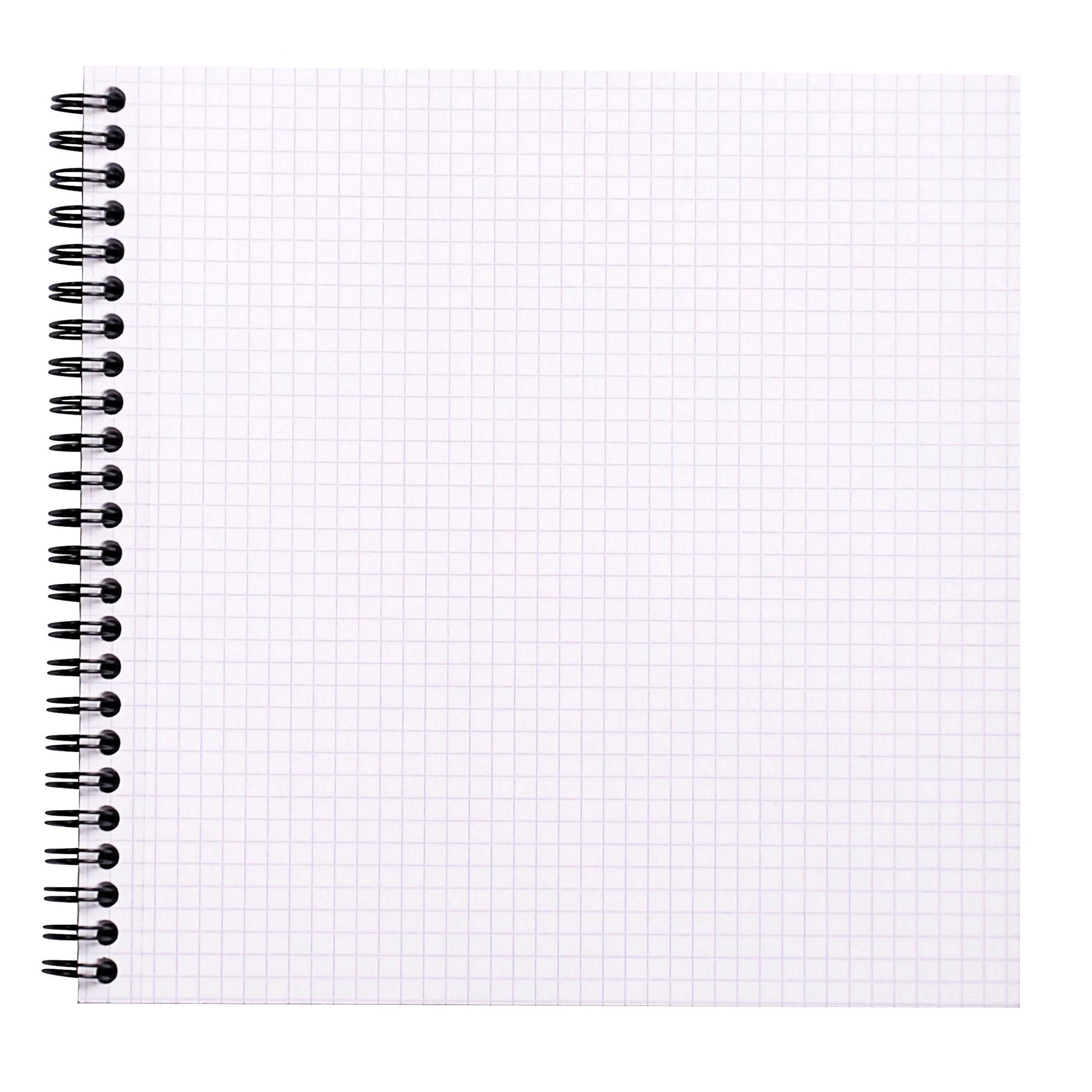 Rhodia Reverse Book Wirebound 2-in-1 Notepad & Notebook 21 x 21 cm Grid Black