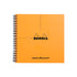 Rhodia Reverse Book Wirebound 2-in-1 Notepad & Notebook Dot Grid Orange