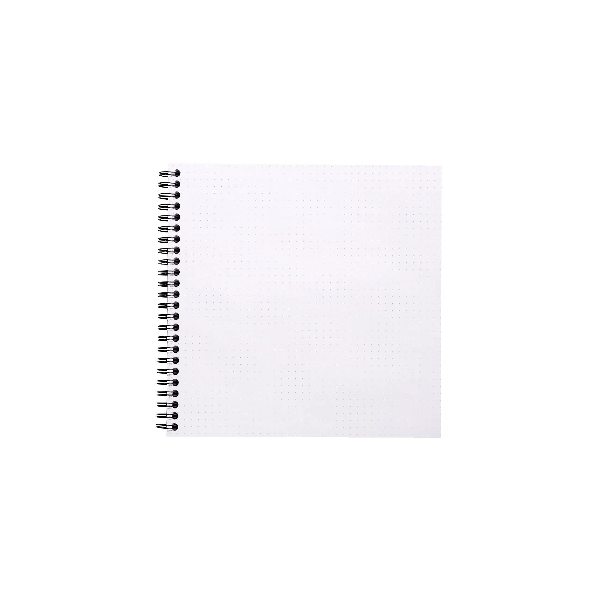 Rhodia Reverse Book Wirebound 2-in1 Notepad & Notebook Dot Grid Black