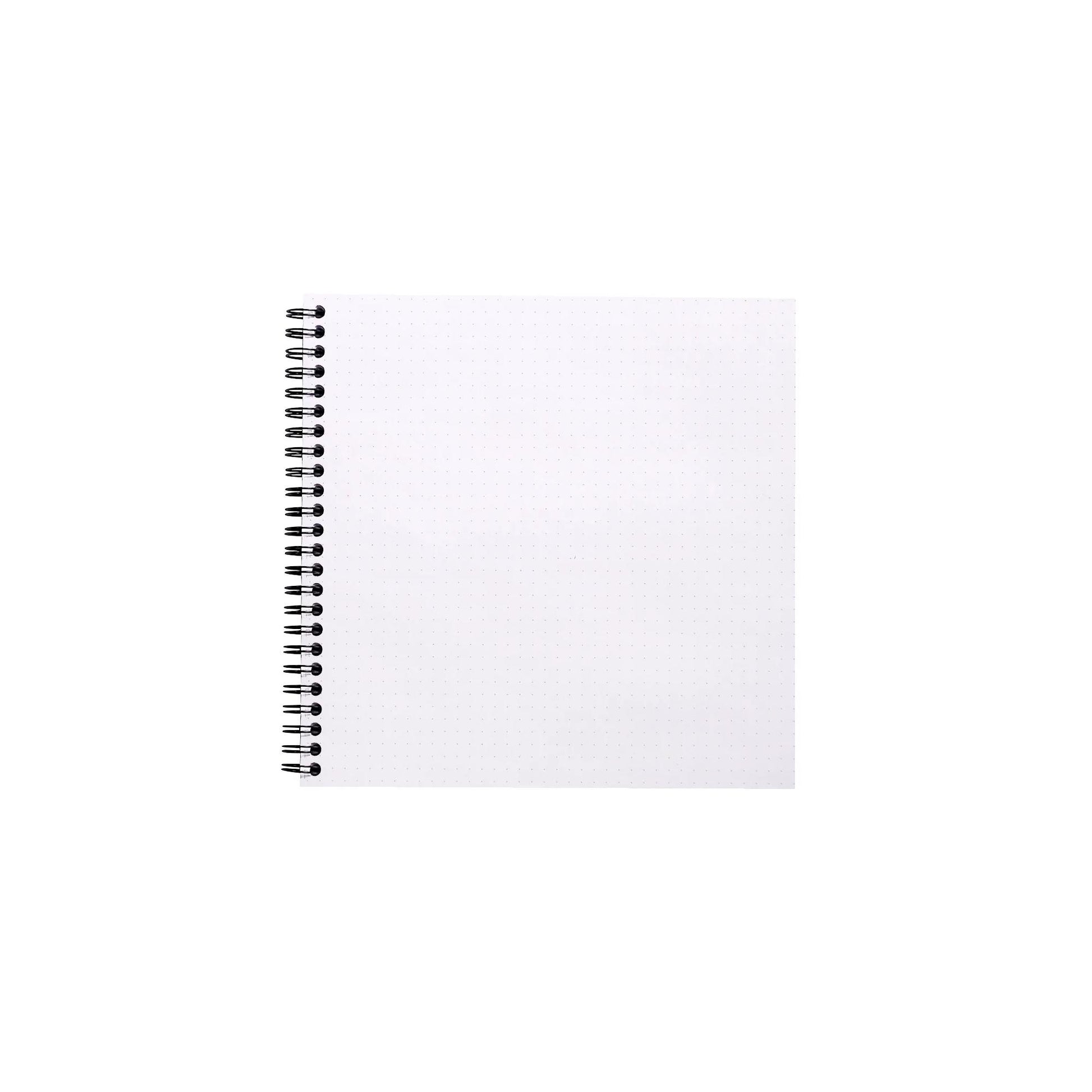 Rhodia Reverse Book Wirebound 2-in1 Notepad & Notebook Dot Grid Black