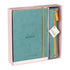Rhodiarama Goalbook & Pencil Case Gift Set Turquoise