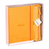 Rhodiarama Goalbook & Pencil Case Gift Set Orange