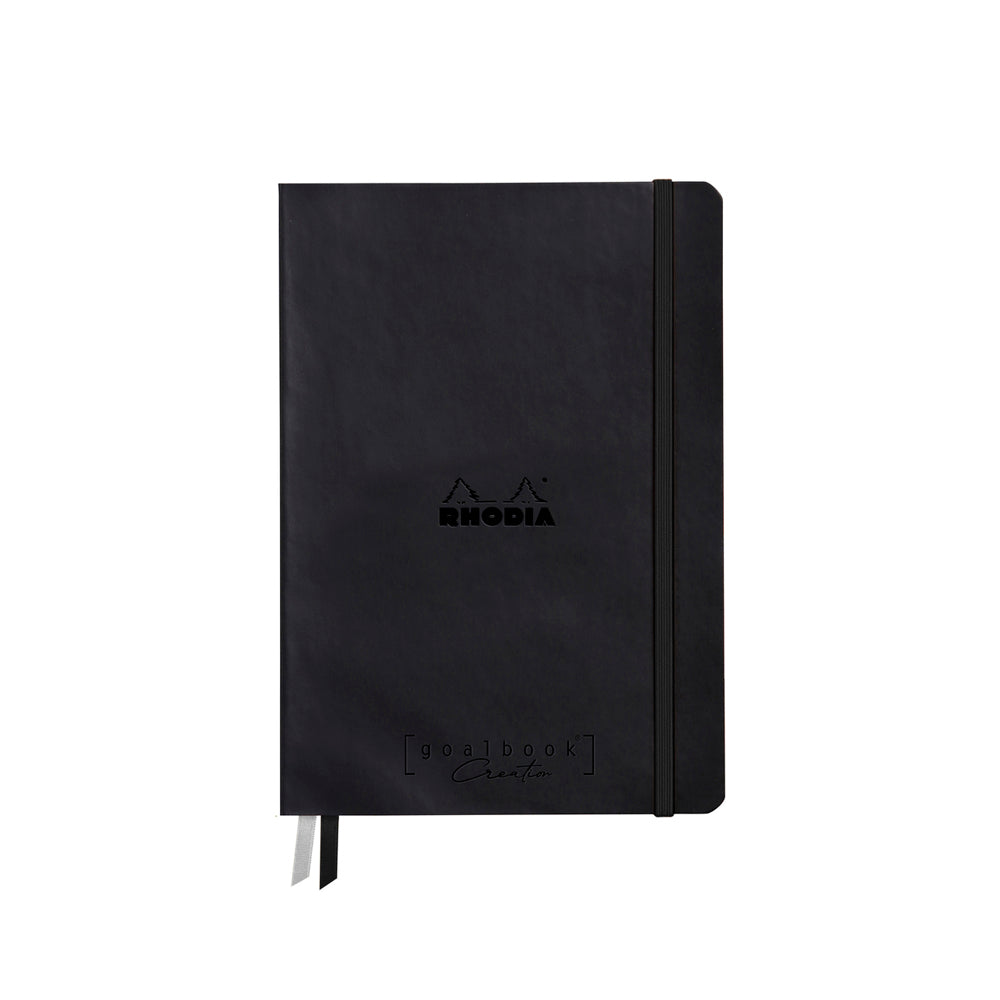 Rhodiarama Goalbook Creation A5 Blank Black