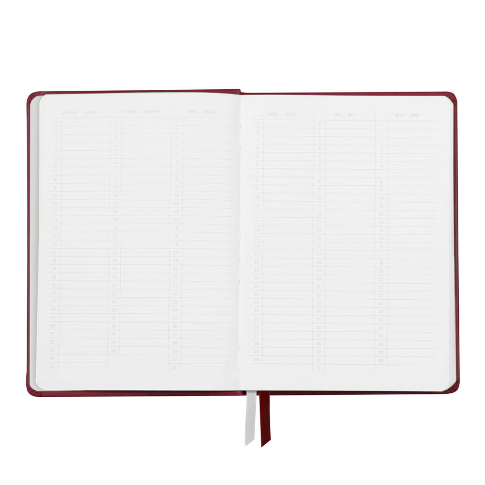 Rhodiarama Goalbook Creation A5 Blank Burgundy