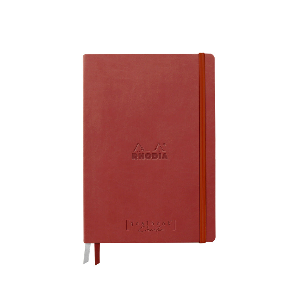 Rhodiarama Goalbook Creation A5 Blank Nacarat