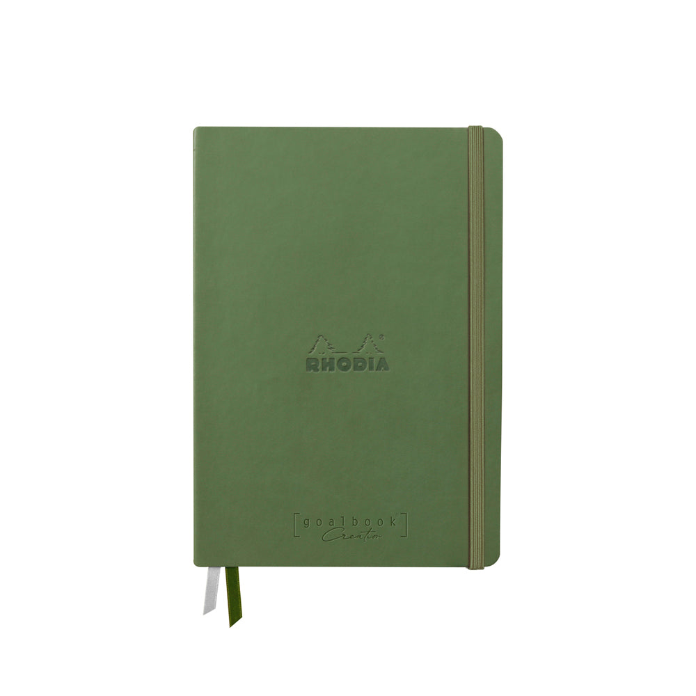 Rhodiarama Goalbook Creation A5 Blank Sage