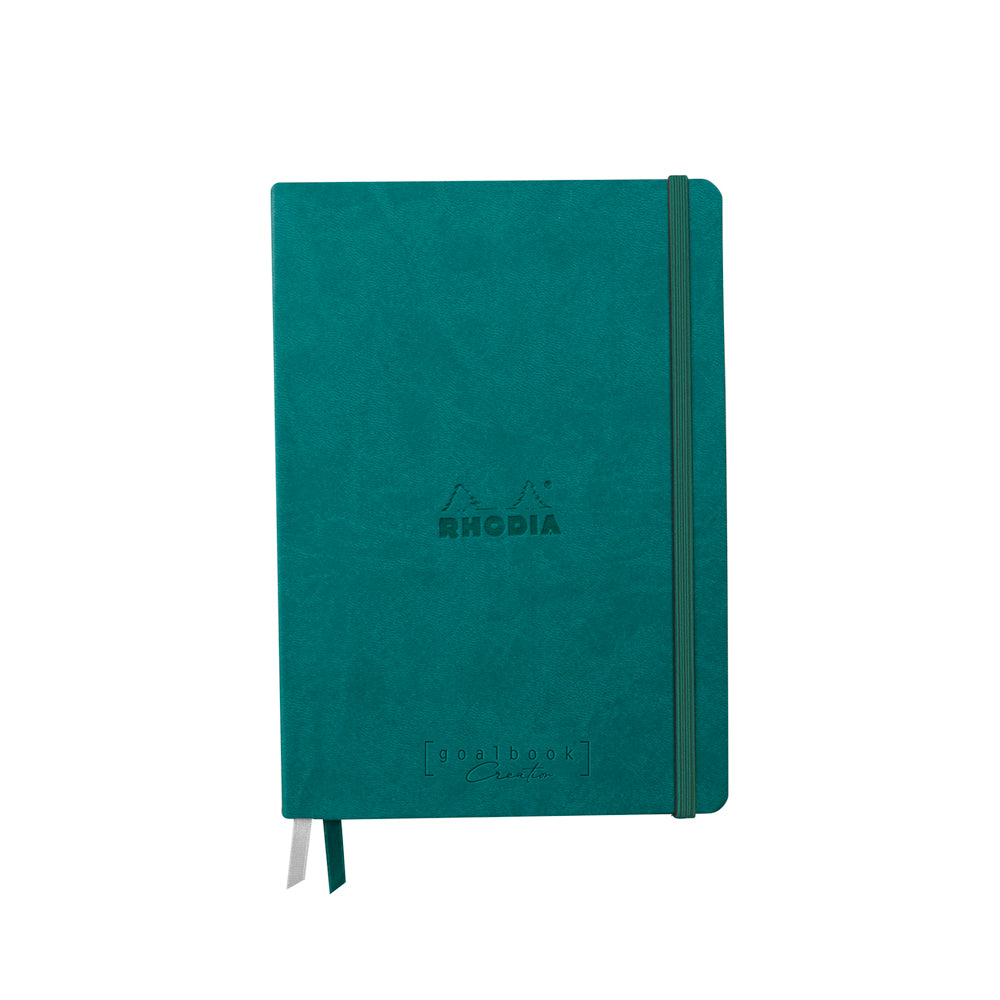 Rhodiarama Goalbook Creation A5 Blank Peacock