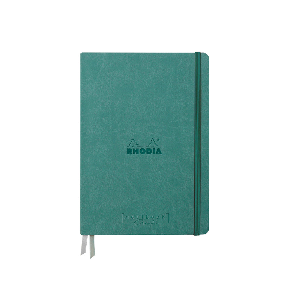 Rhodiarama Goalbook Creation A5 Blank Aqua