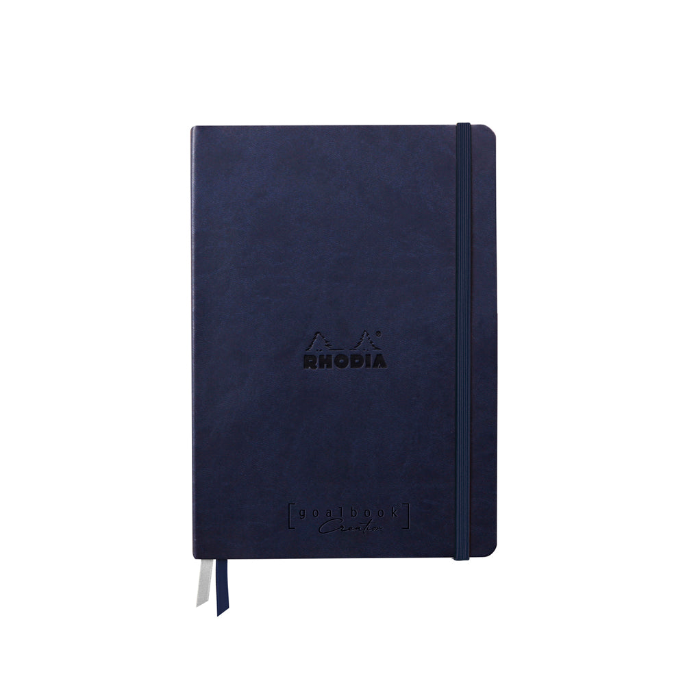 Rhodiarama Goalbook Creation A5 Blank Midnight (Navy Blue)
