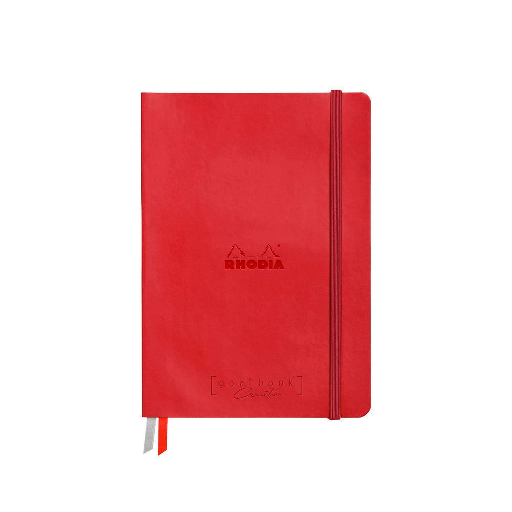 Rhodiarama Goalbook Creation A5 Blank Poppy Red