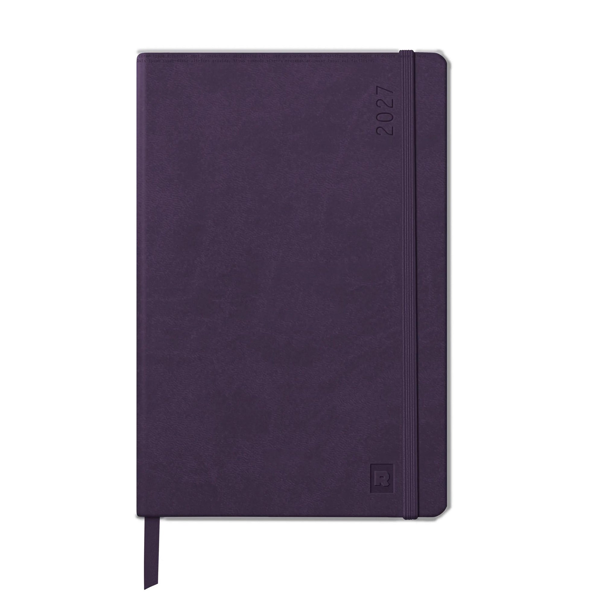Rhodia 2027 Weekly Notebook Diary A5 Eggplant