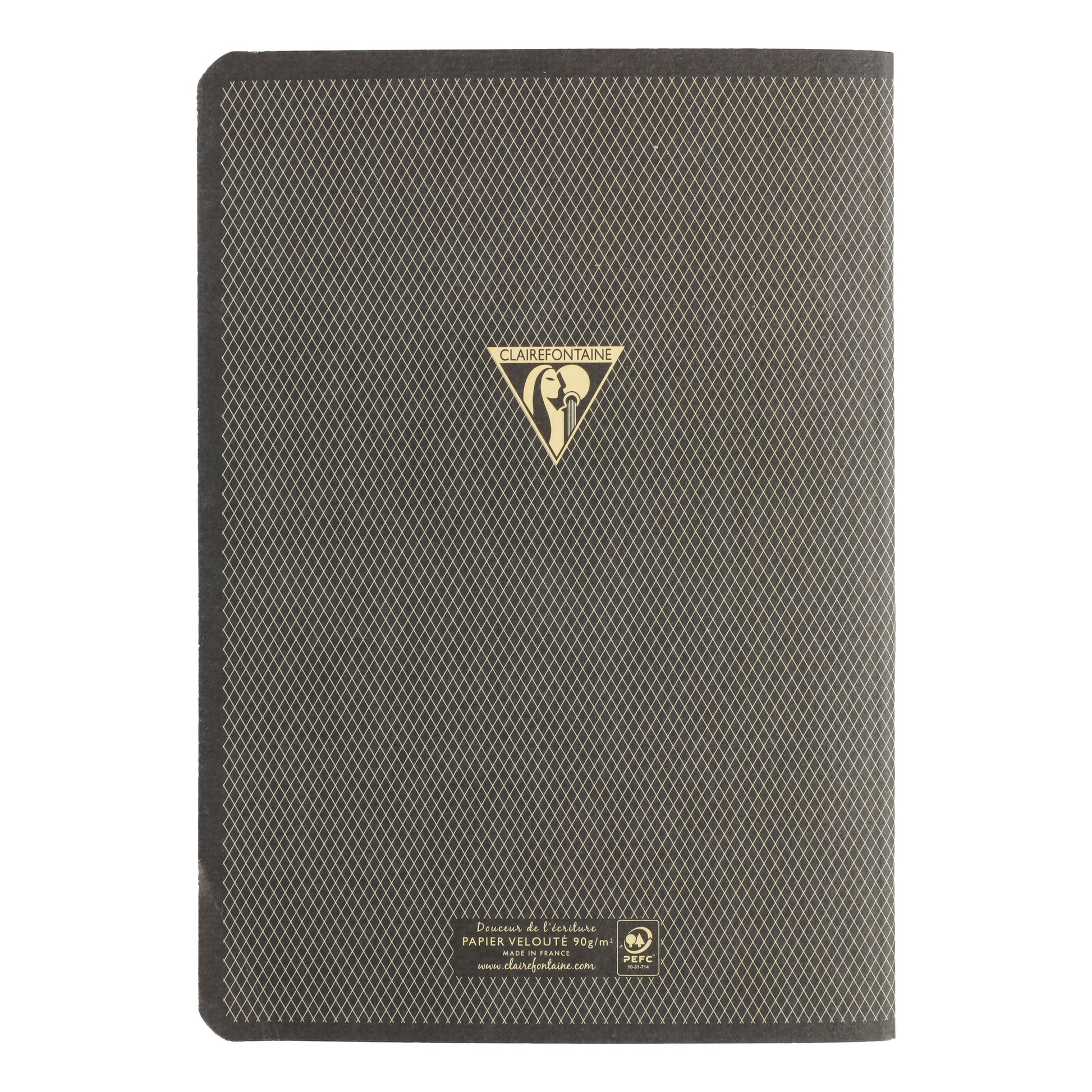 Clairefontaine 1951 Stapled Notebook A5 Lined Black