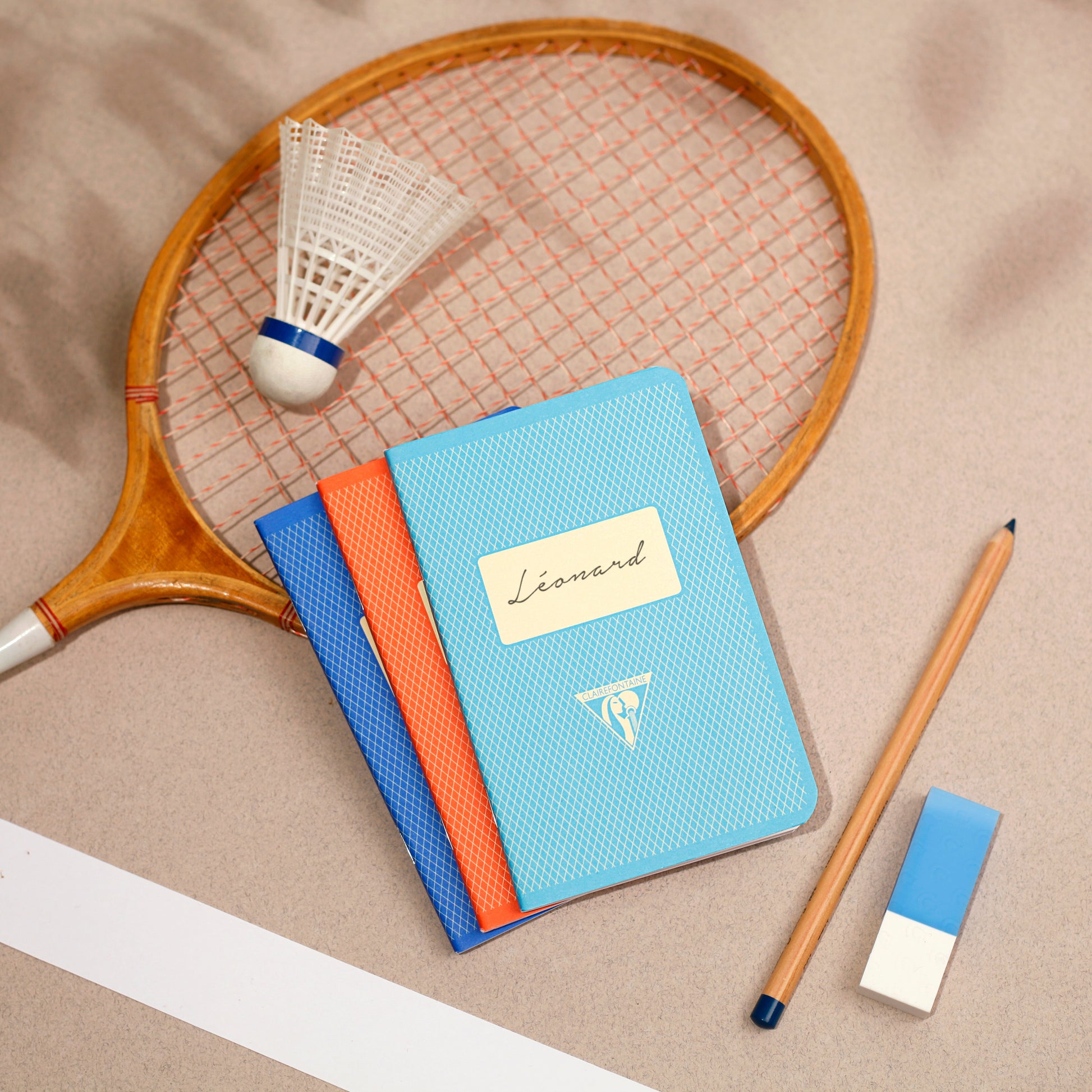 Clairefontaine 1951 Stapled Notebook A5 Lined Turquoise