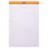 Rhodia No. 19 Top Stapled Notepad A4+ Lined Orange