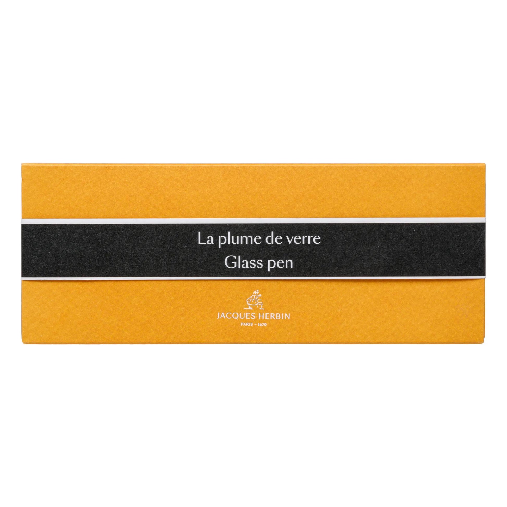 Prestige Gift Set Black Glass Pen and 15 mL Noir Abyssal (Black) Ink