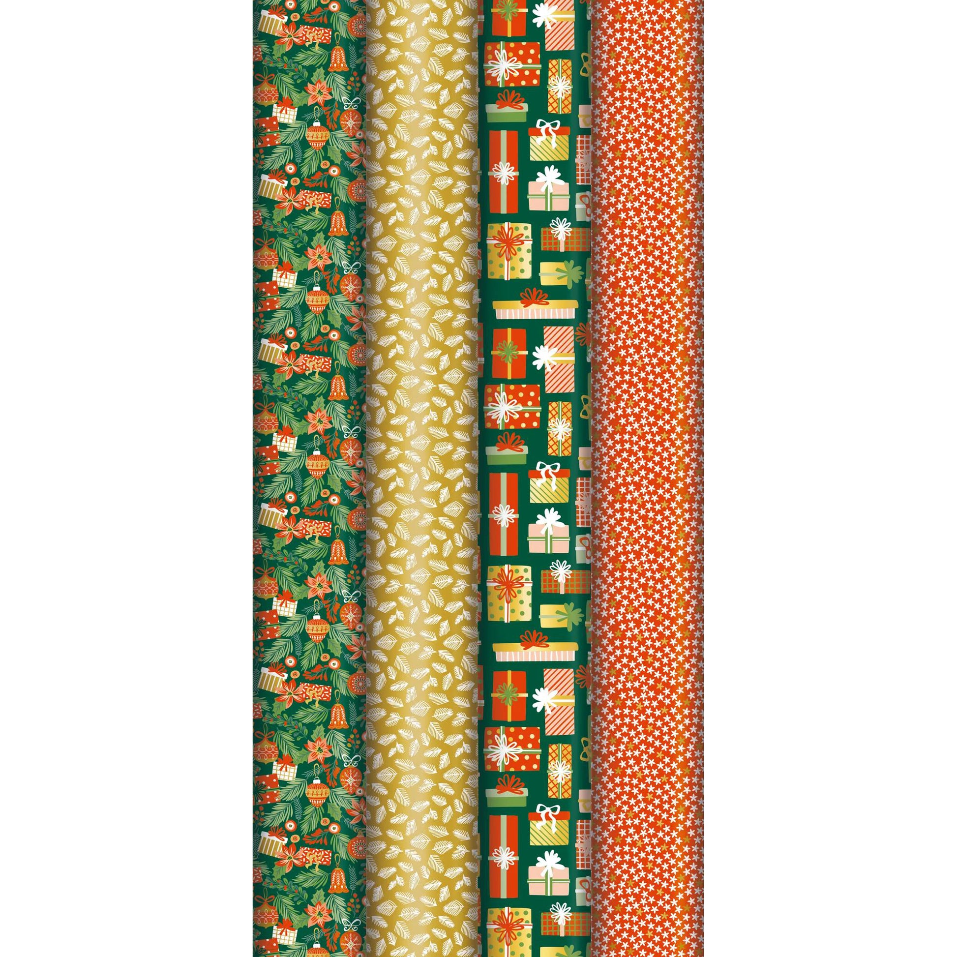 Clairefontaine Wrapping Paper Roll (2 metres) Christmas Joy