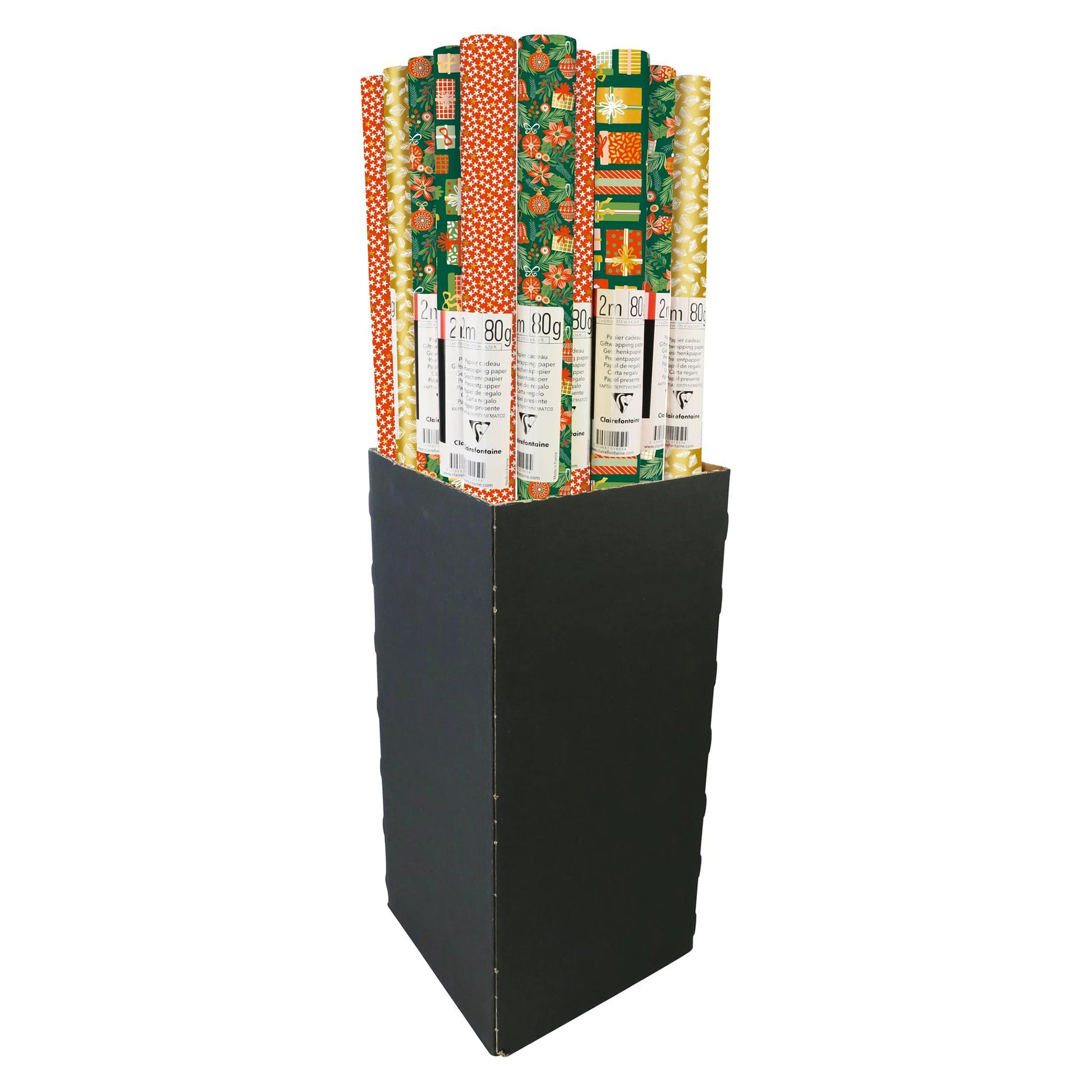 Clairefontaine Wrapping Paper Roll (2 metres) Christmas Joy