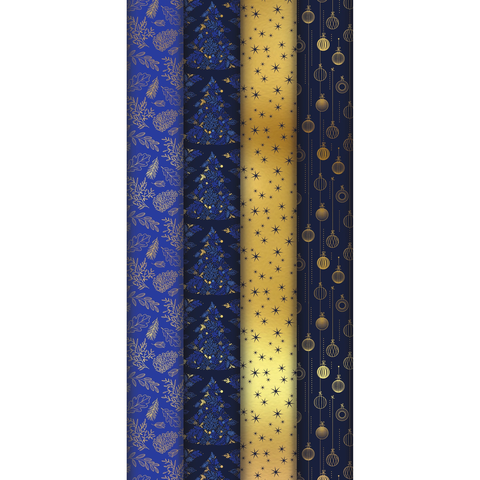 Clairefontaine Wrapping Paper Roll (2 metres) Midnight Christmas