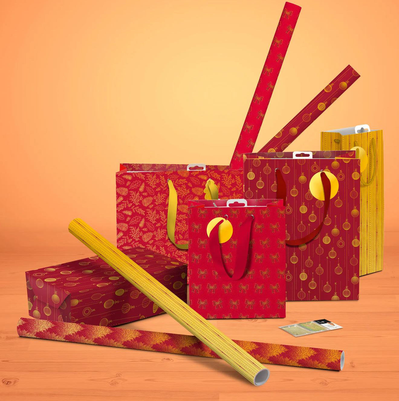 Clairefontaine Wrapping Paper Roll (2 metres) Christmas Radiance