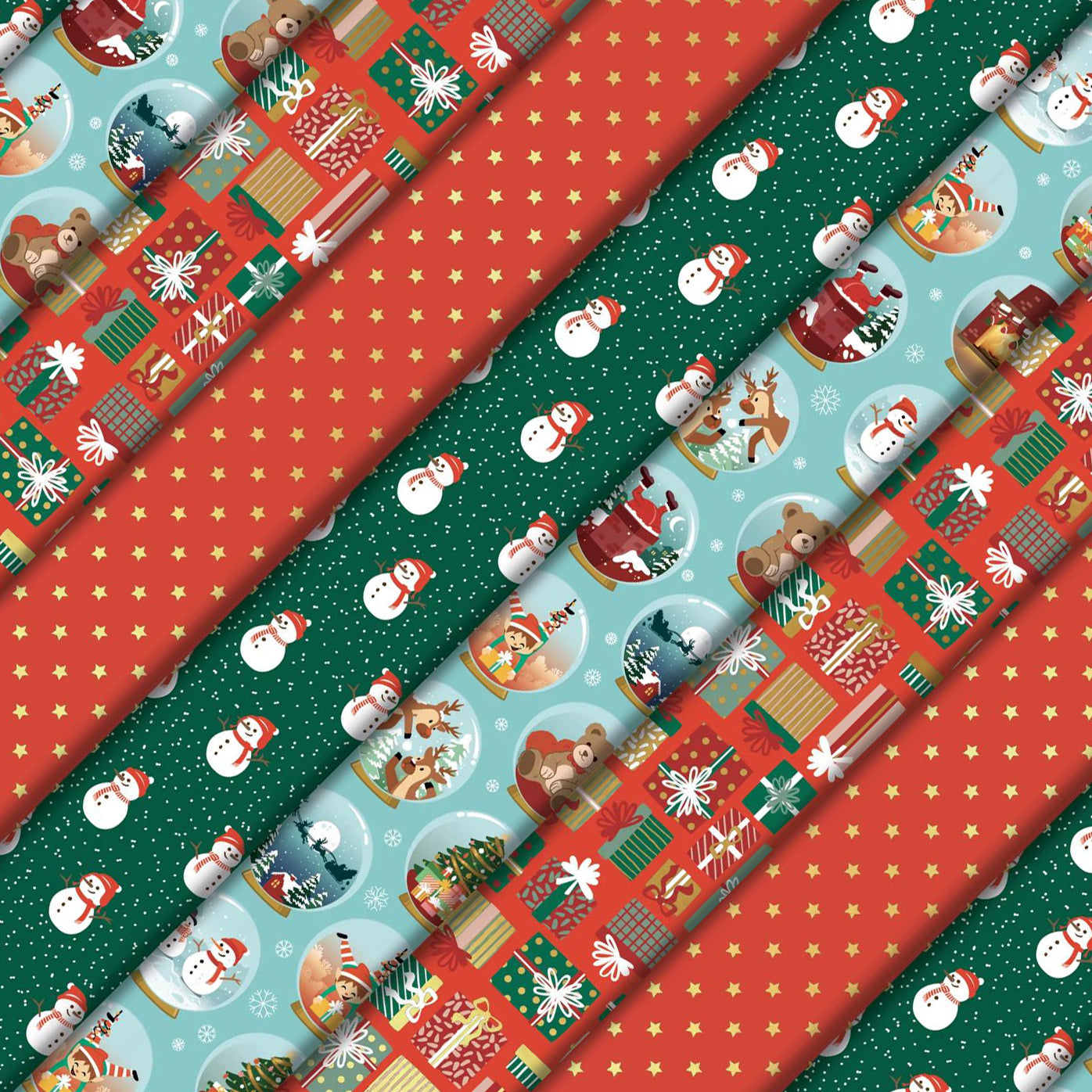 Clairefontaine Wrapping Paper Roll (2 metres) Merry & Bright