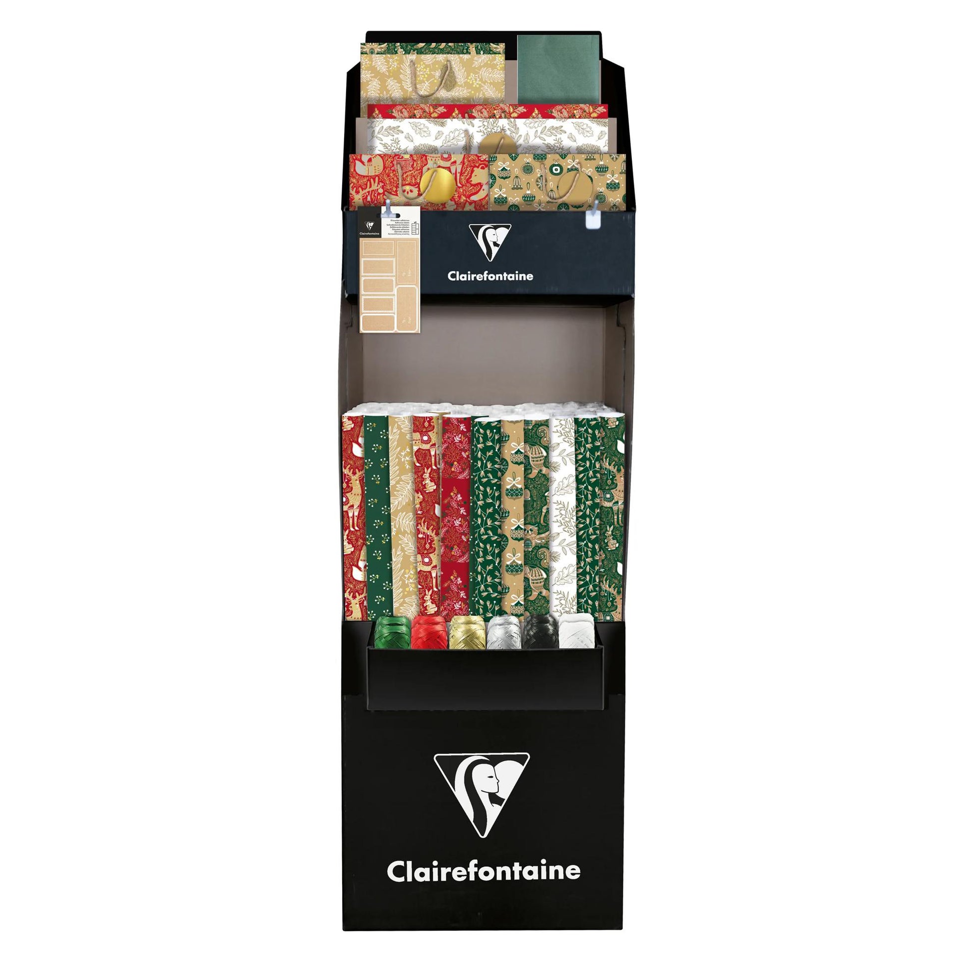 Clairefontaine Wrap Floor Display with Stock – Christmas Morning / Spirit of Christmas