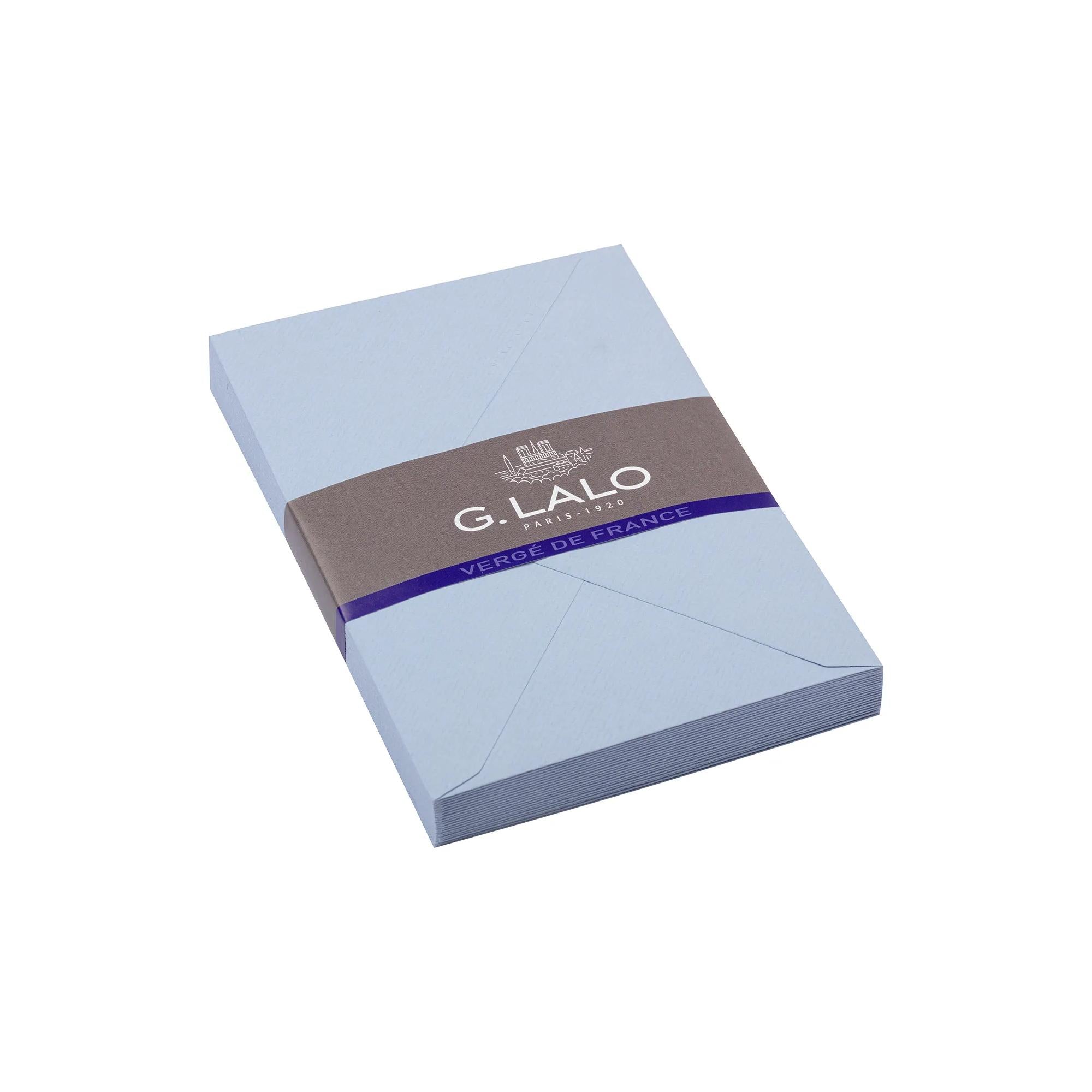 Verge de France Pack of 25 Gummed Envelopes C6 Size Blue