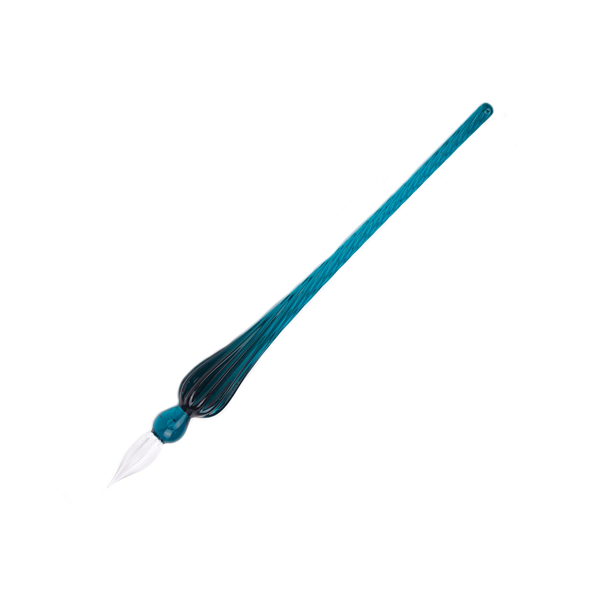 Jacques Herbin Round Glass Pen Emerald