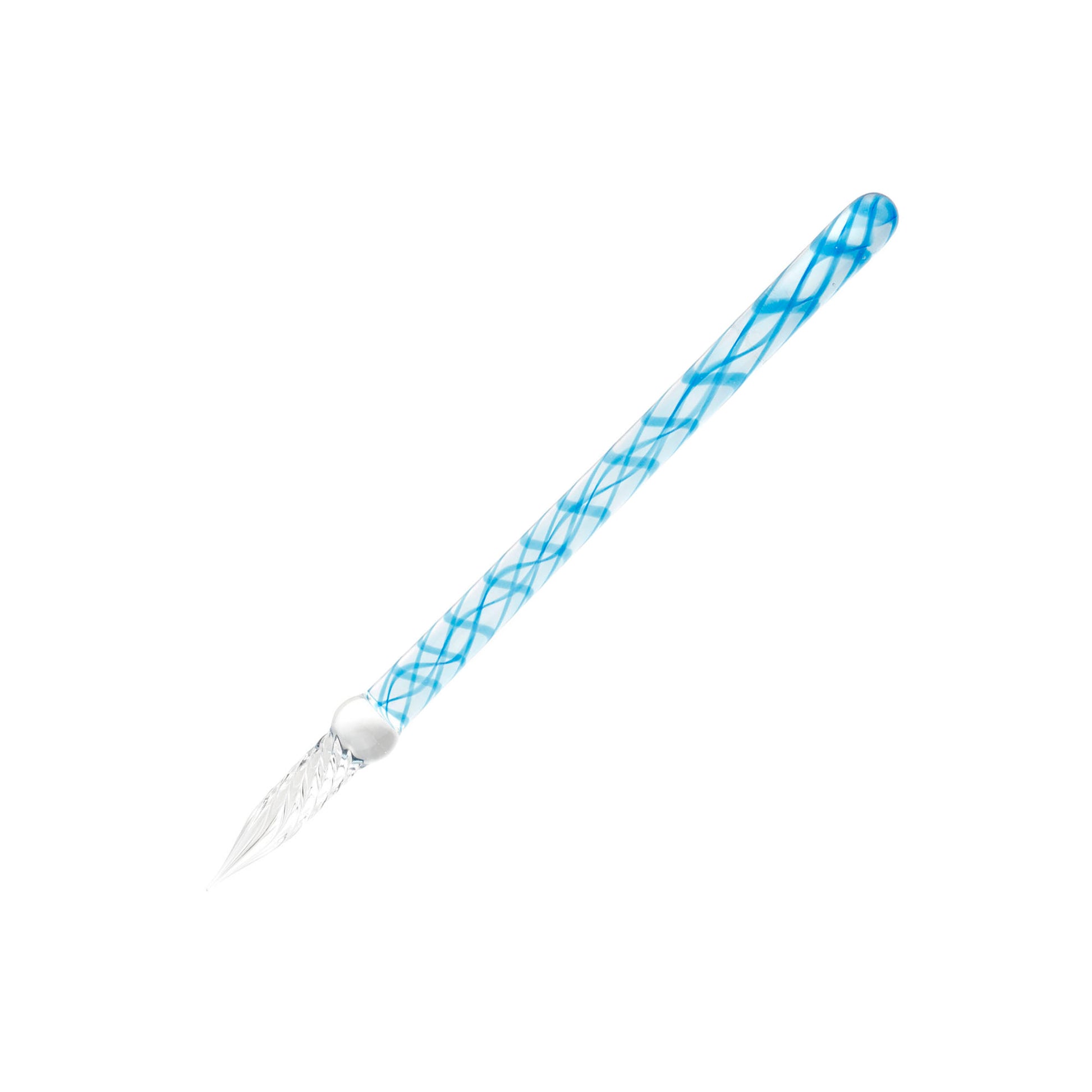 Jacques Herbin Straight Glass Pen Light Blue