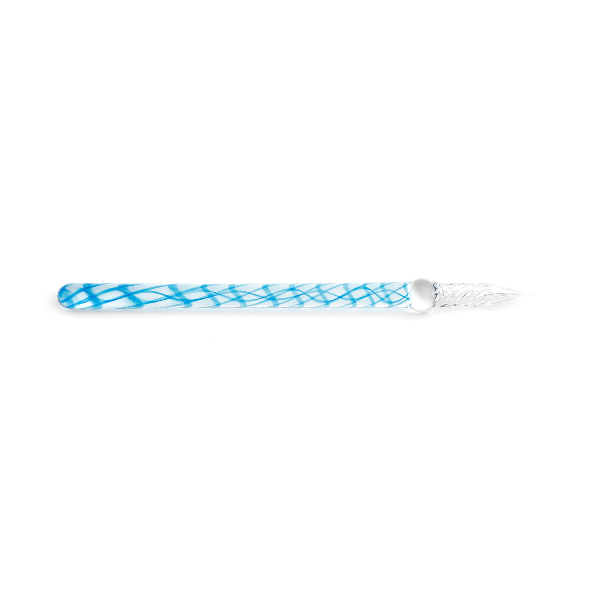 Jacques Herbin Straight Glass Pen Light Blue