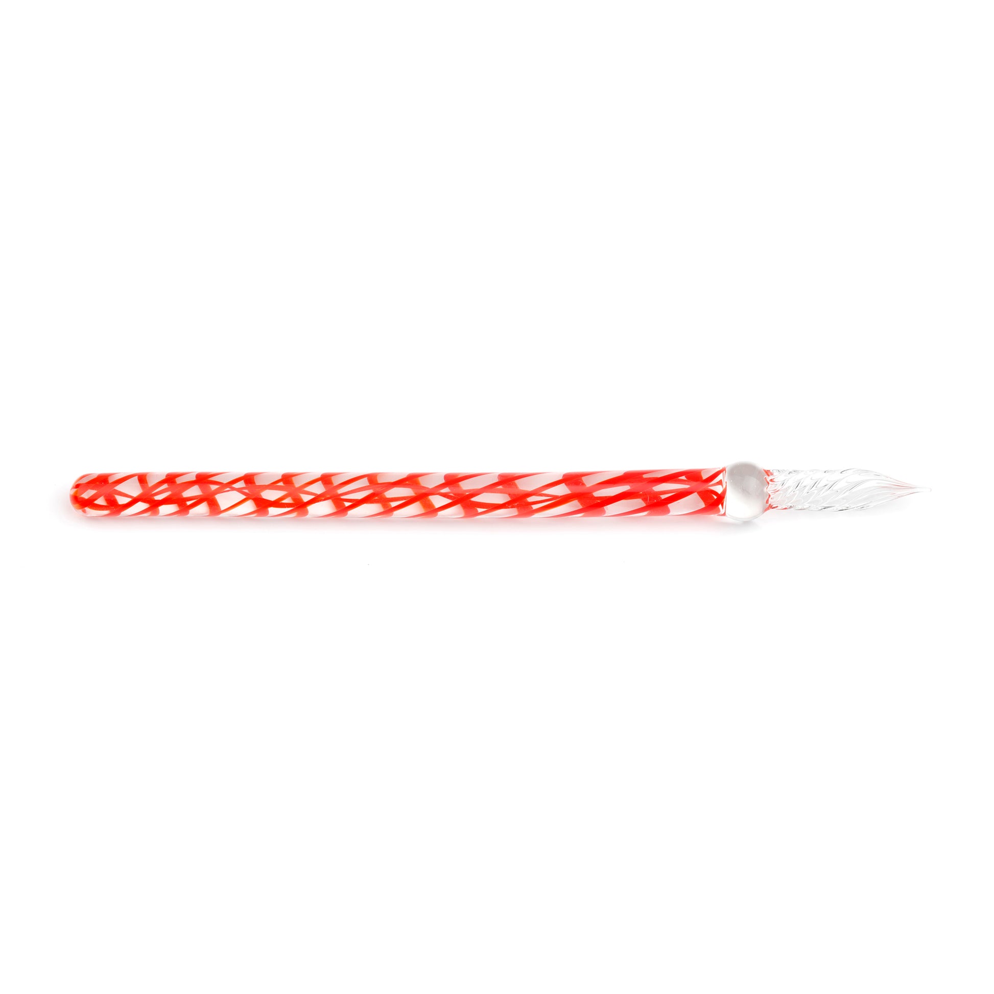 Jacques Herbin Straight Glass Pen Red