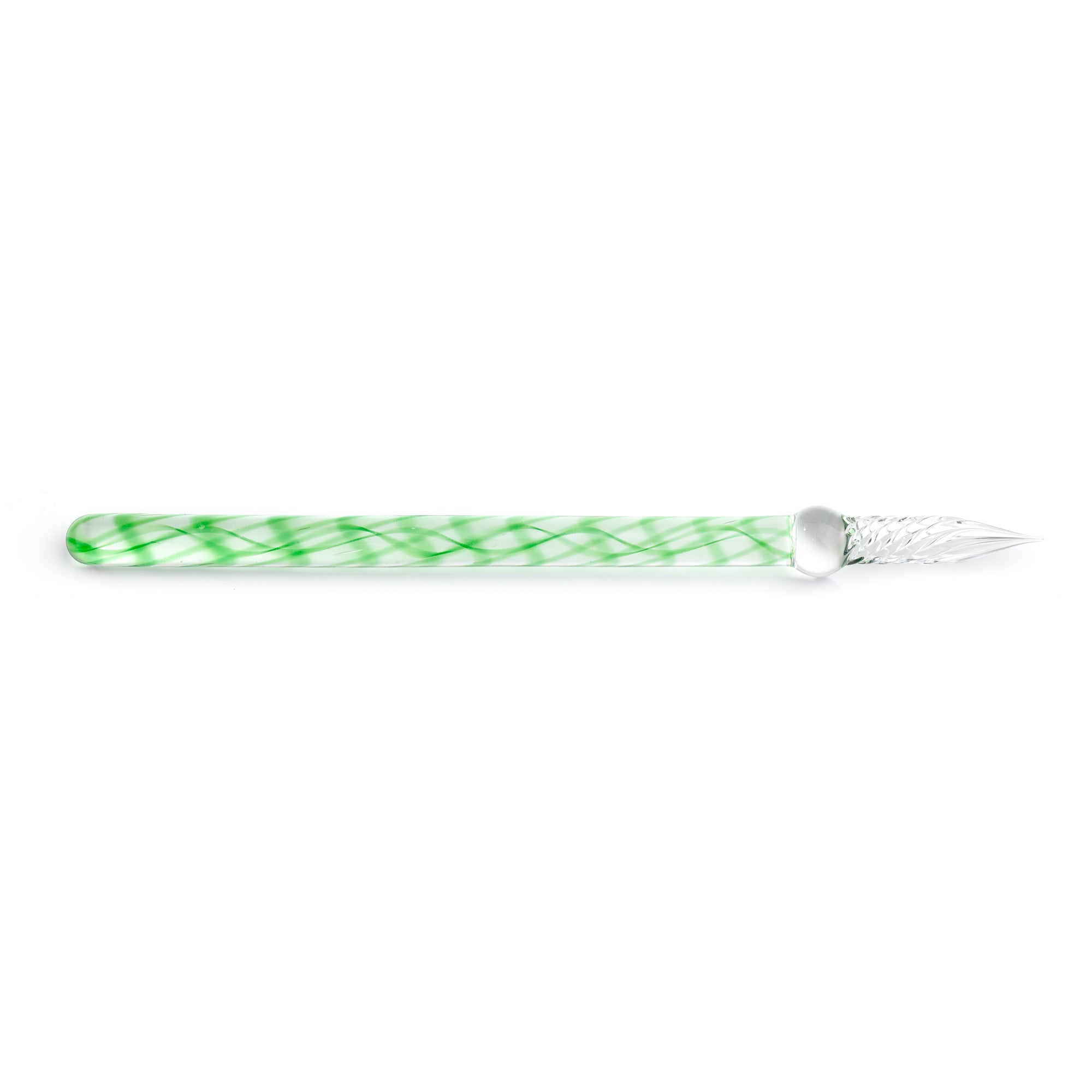 Jacques Herbin Straight Glass Pen Green