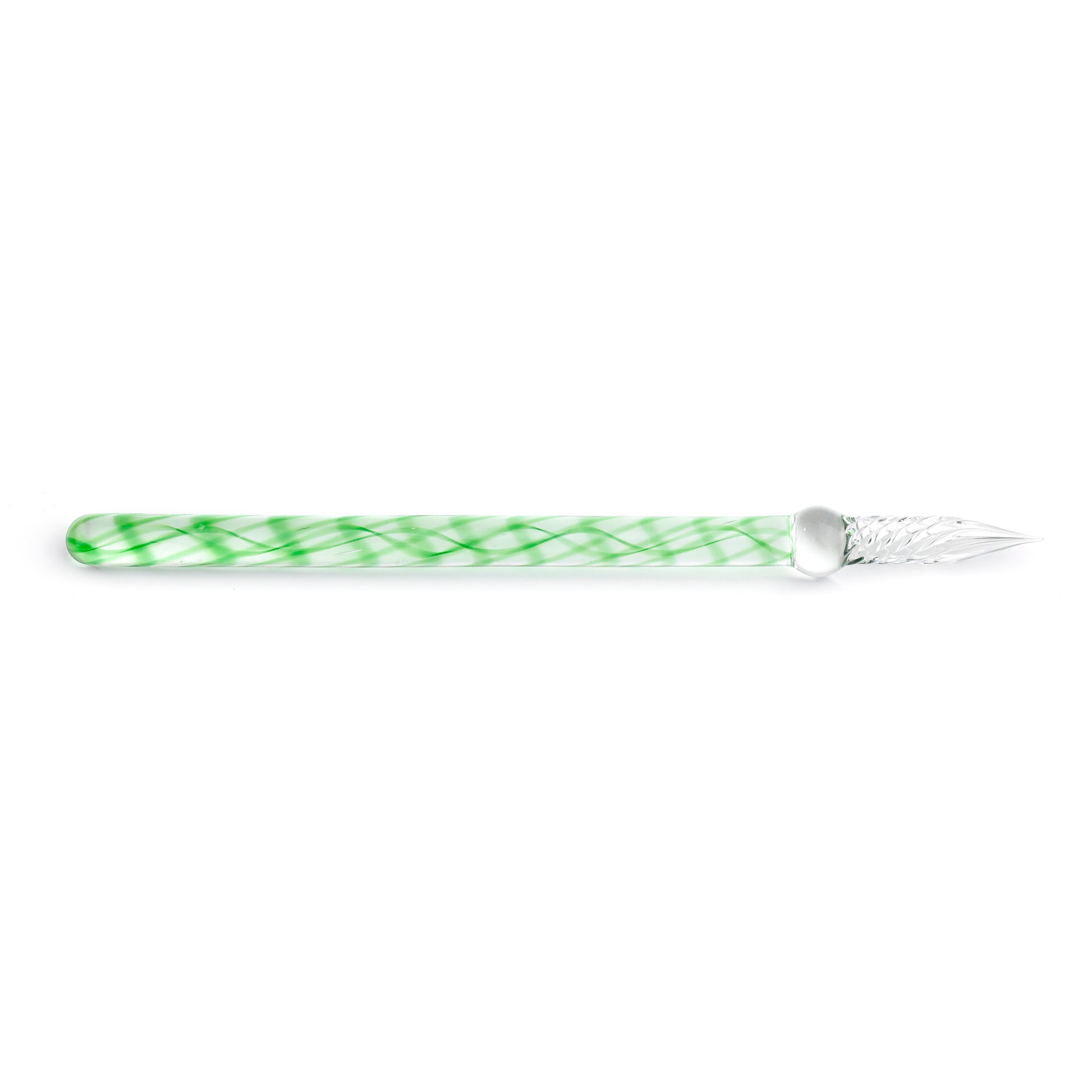 Jacques Herbin Straight Glass Pen Green