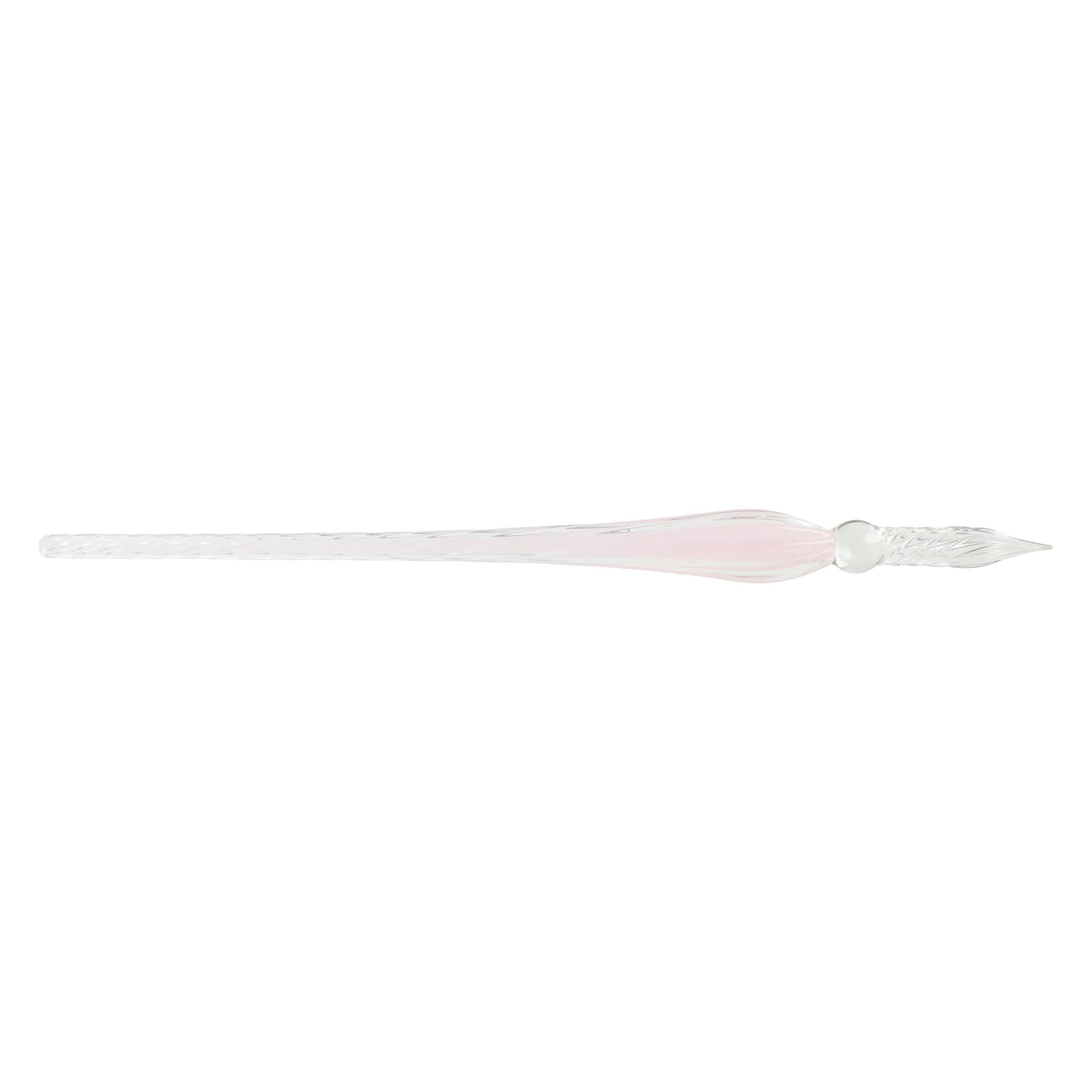 Jacques Herbin Twisted Glass Pen Pale Pink