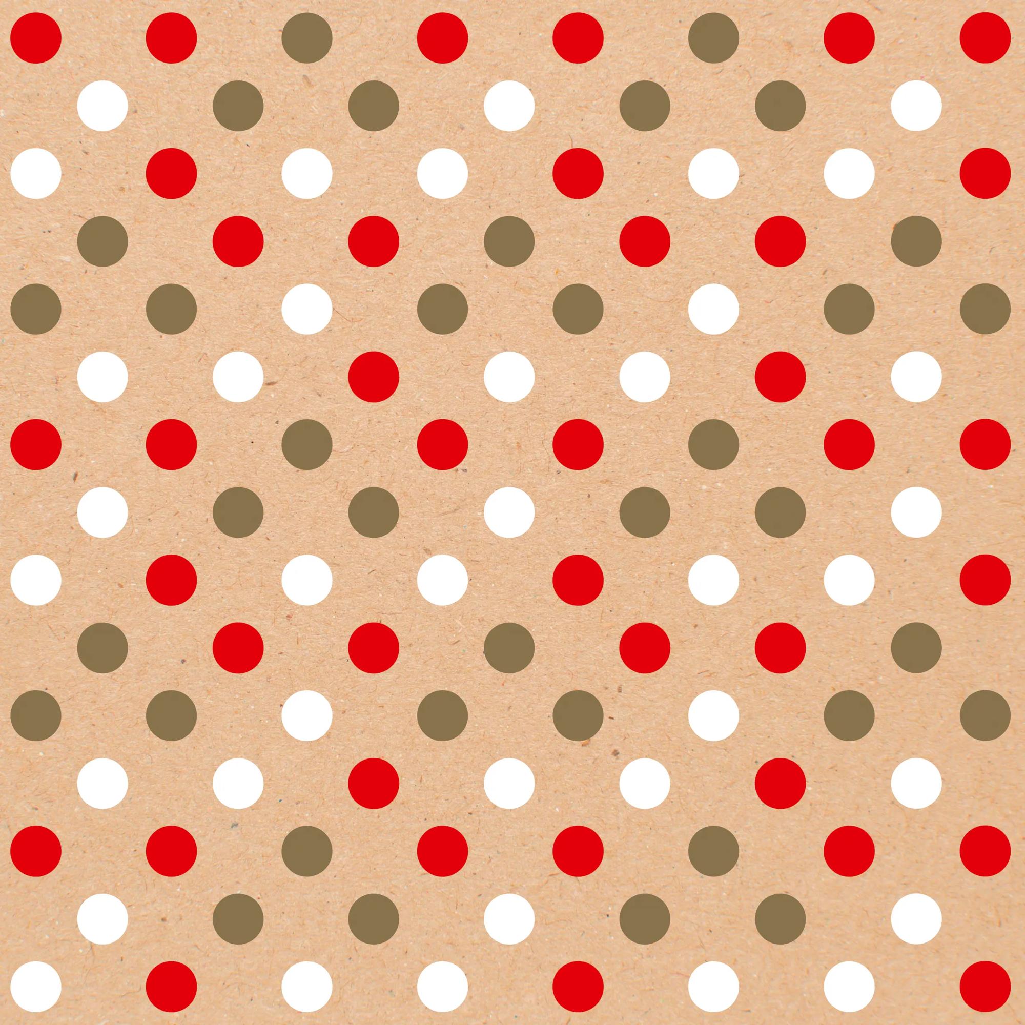 Clairefontaine Wrapping Paper Counter Roll 50 m x 70 cm Dots Kraft