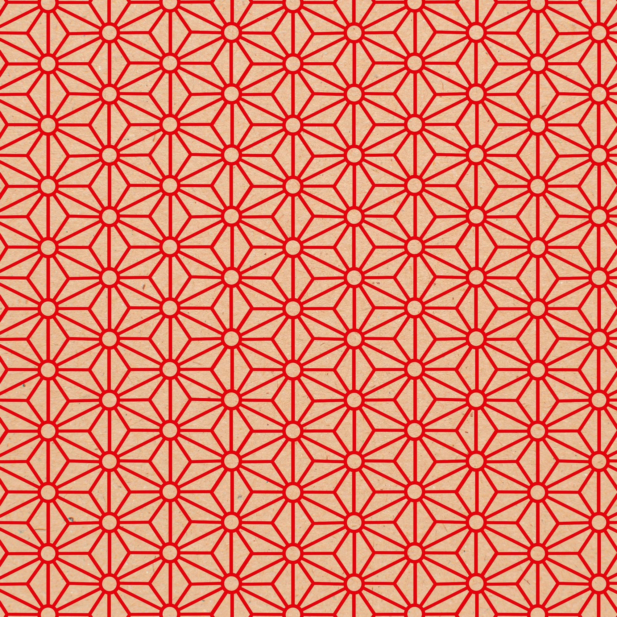 Clairefontaine Wrapping Paper Counter Roll 50 m x 70 cm Red Diamonds Kraft