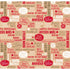 Clairefontaine Wrapping Paper Counter Roll 50 m x 70 cm Christmas Words Kraft