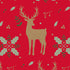 Clairefontaine Wrapping Paper Counter Roll 50 m x 70 cm Red Reindeer Kraft