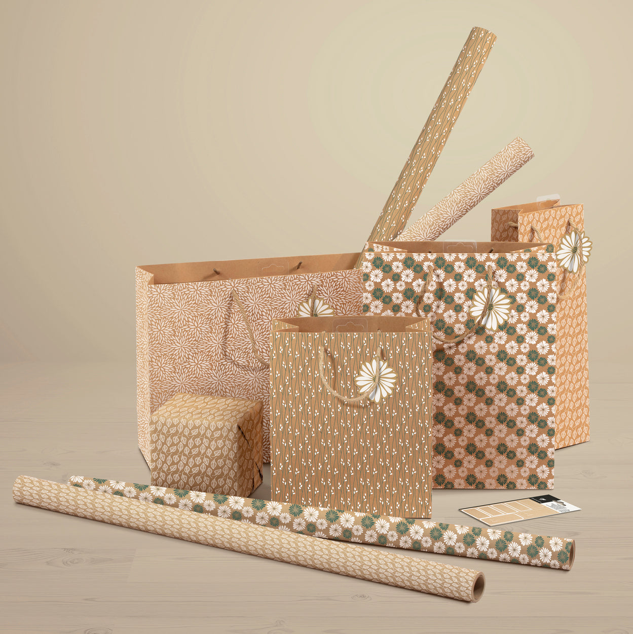 Clairefontaine Wrapping Paper Roll (2 Metres) Nature