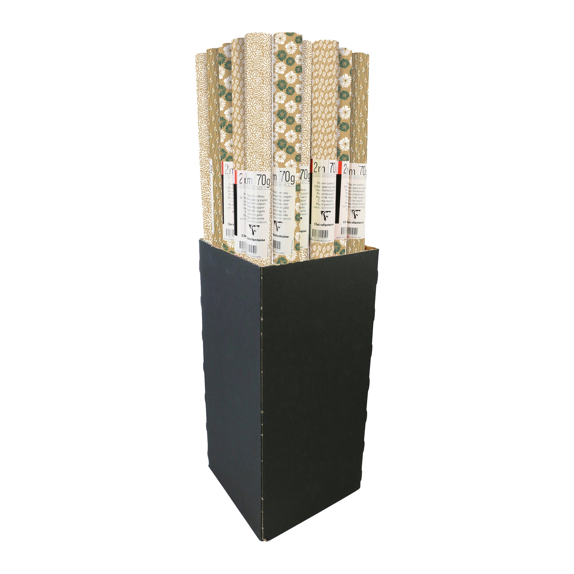 Clairefontaine Wrapping Paper Roll (2 Metres) Nature