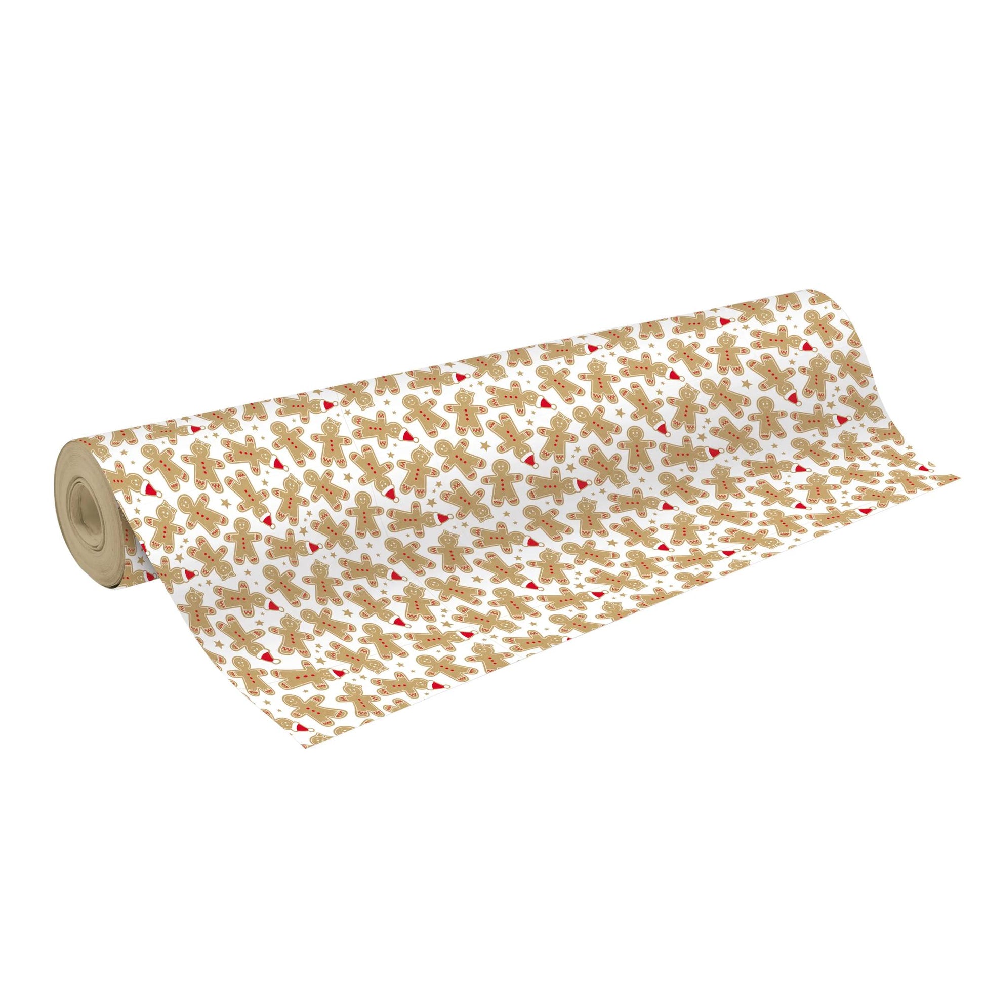 Clairefontaine Wrapping Paper Counter Roll 50 m x 70 cm Gingerbread Kraft