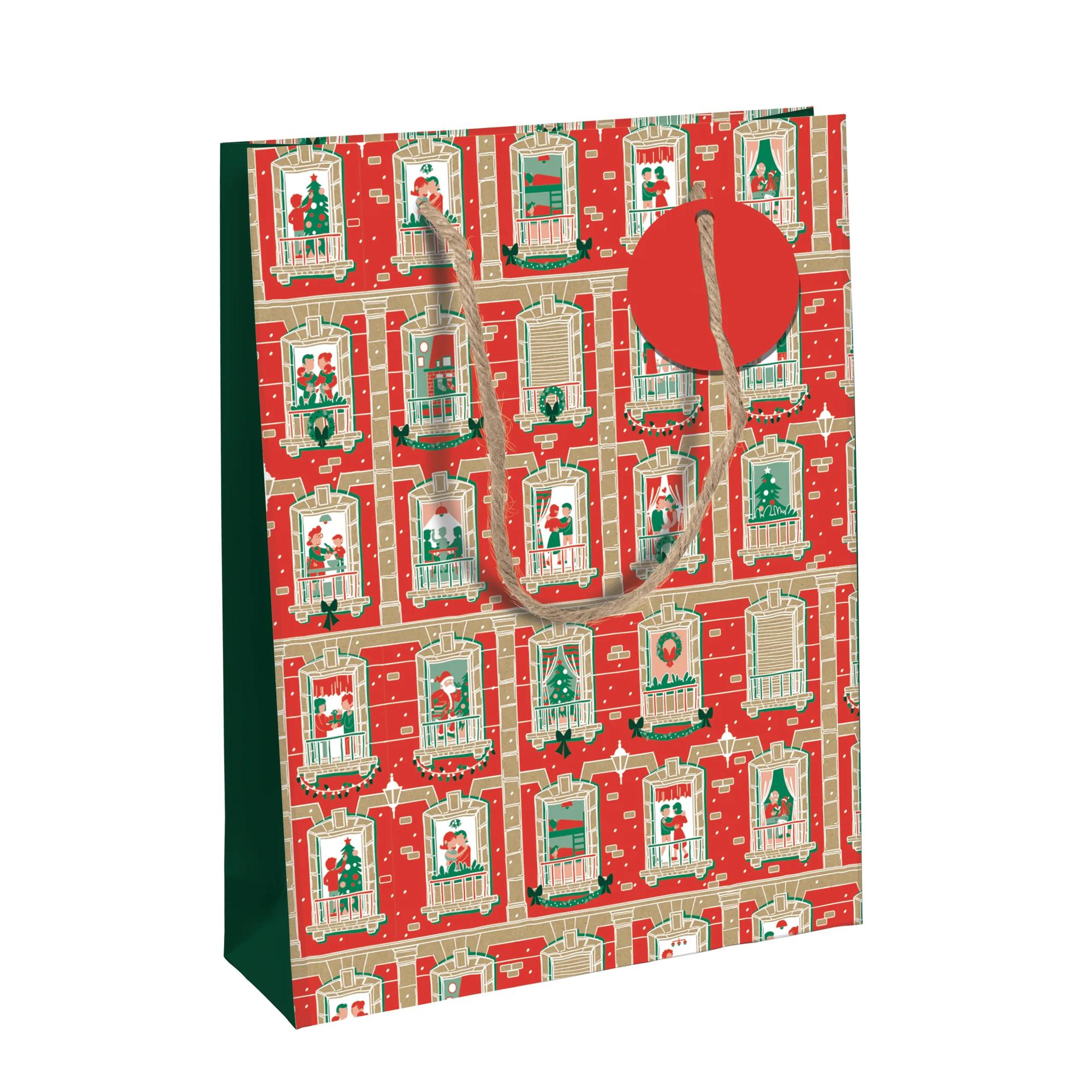 Clairefontaine Gift Bag Spirit of Christmas Large