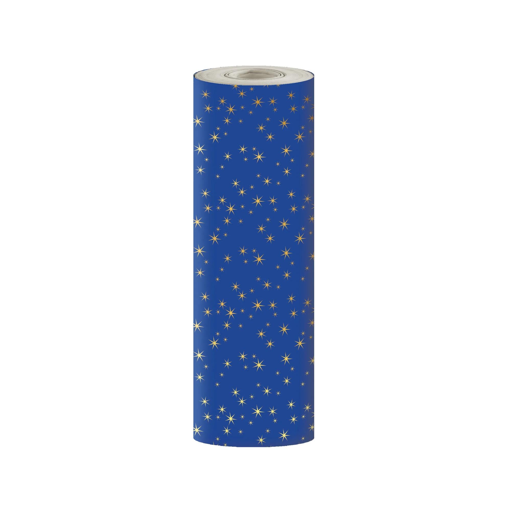Clairefontaine Wrapping Paper Counter Roll Tiny 50 m x 35 cm Gold Stars