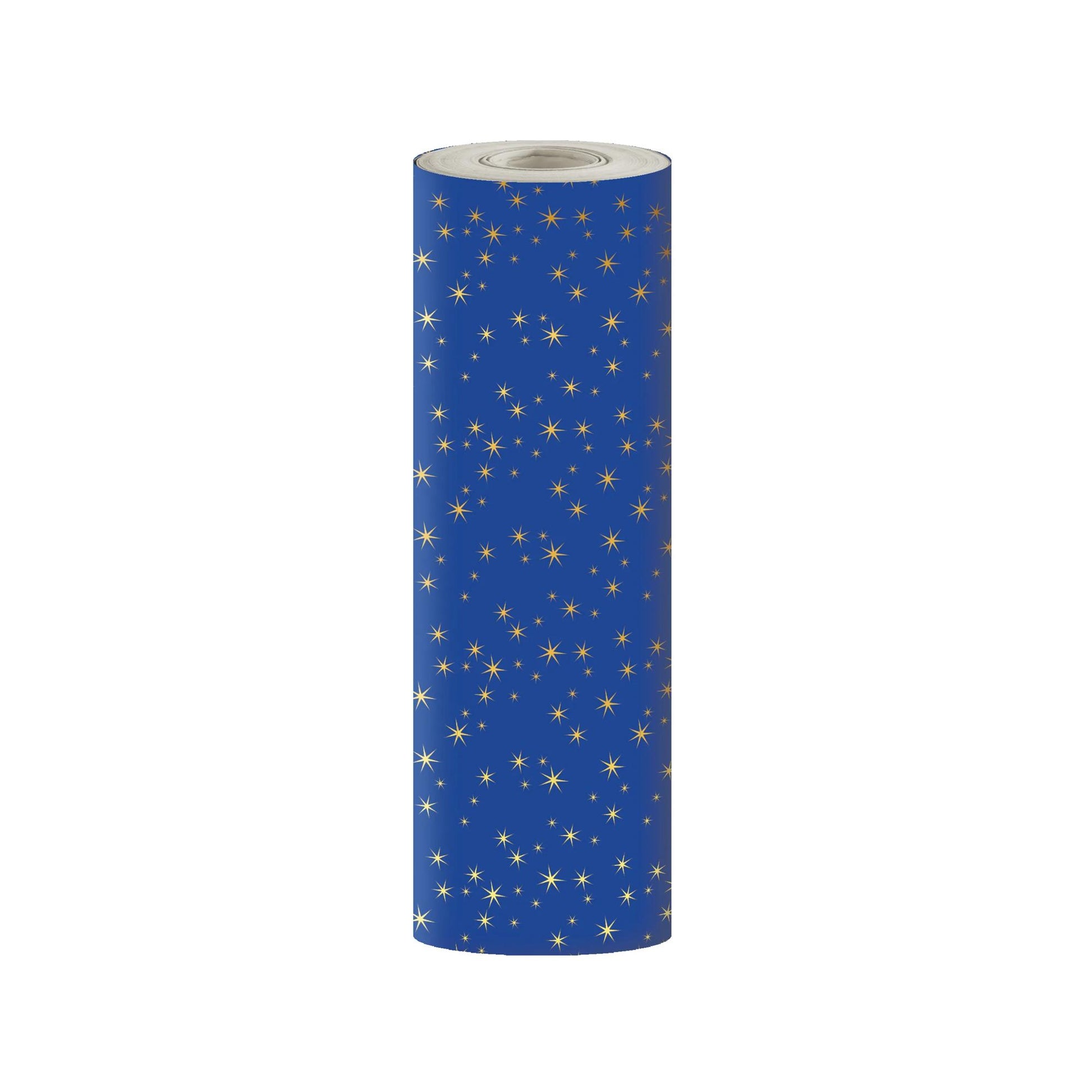 Clairefontaine Wrapping Paper Counter Roll Tiny 50 m x 35 cm Gold Stars