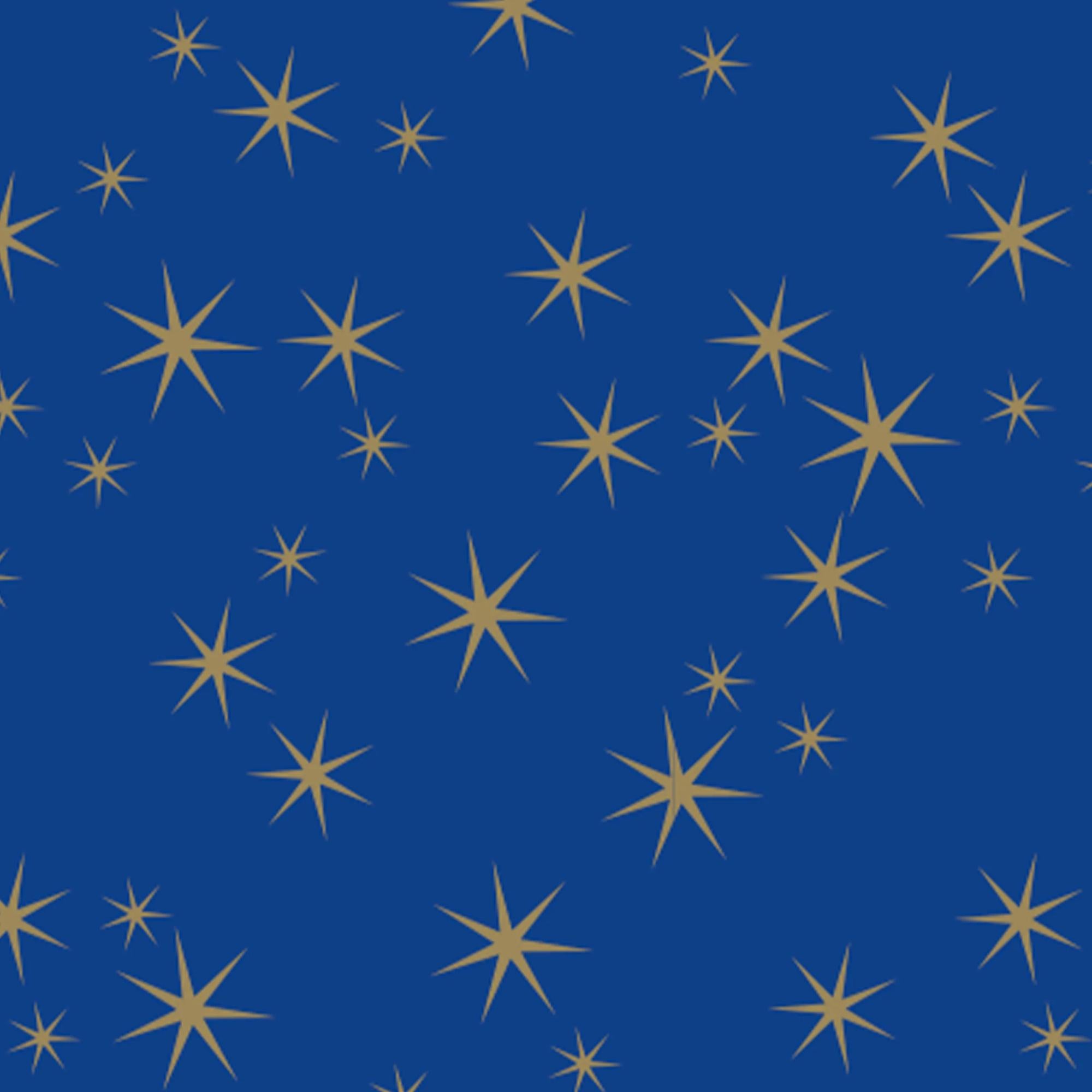 Clairefontaine Wrapping Paper Counter Roll Tiny 50 m x 35 cm Gold Stars