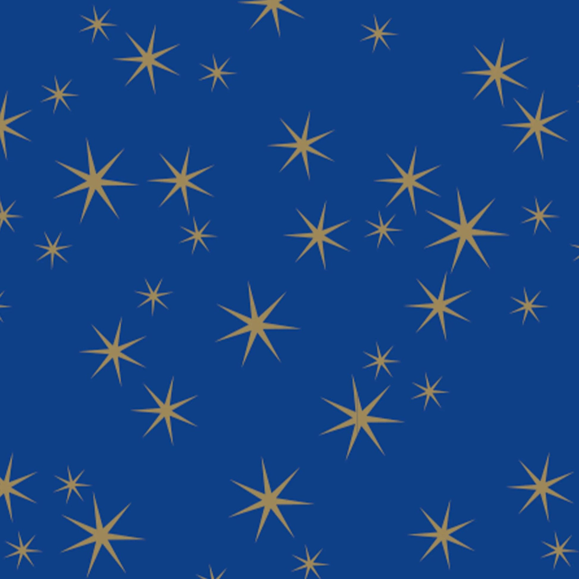 Clairefontaine Wrapping Paper Counter Roll Tiny 50 m x 35 cm Gold Stars