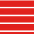 Clairefontaine Wrapping Paper Counter Roll Tiny 50 m x 35 cm Red & White Stripes