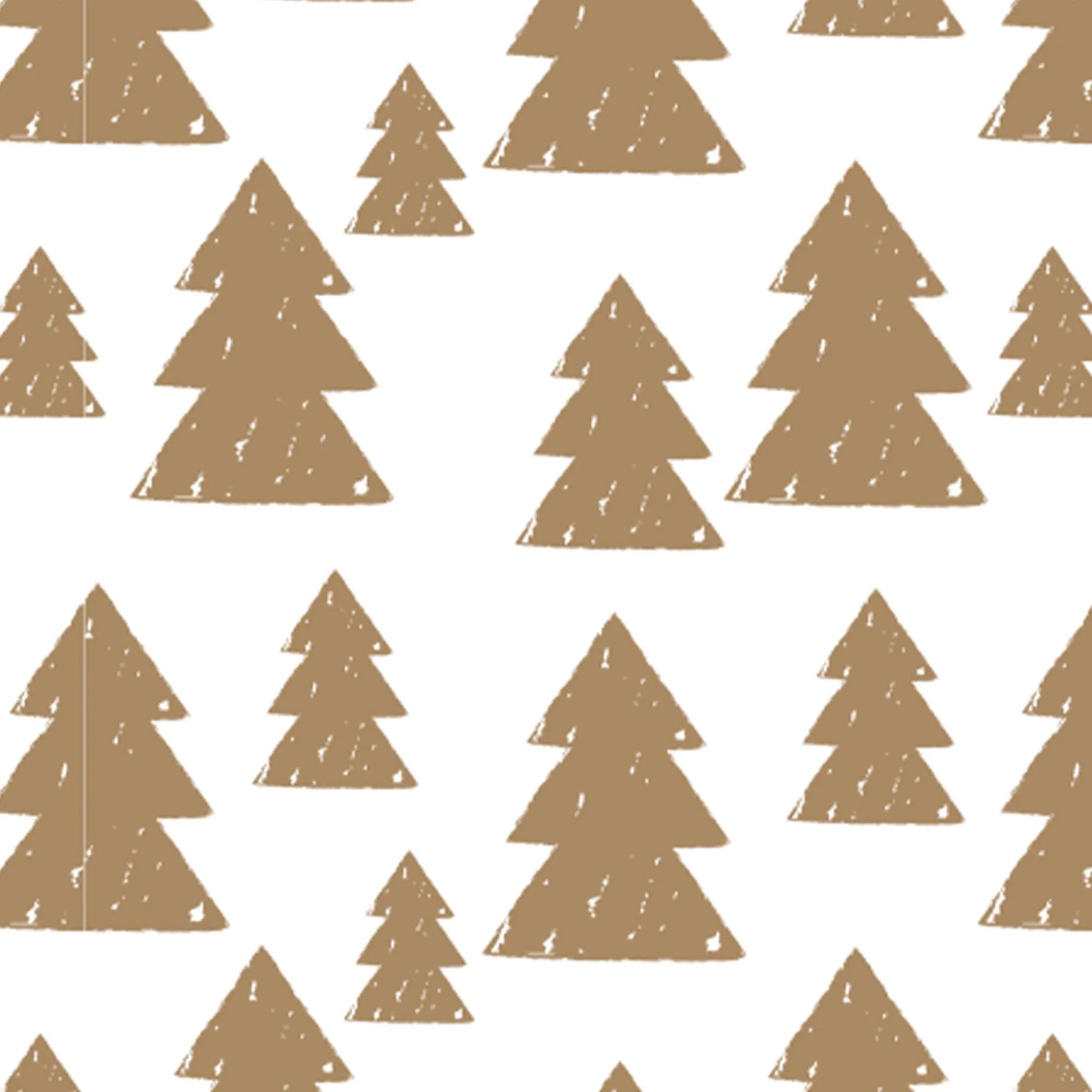 Clairefontaine Wrapping Paper Counter Roll Tiny 50 m x 35 cm Christmas Trees Kraft