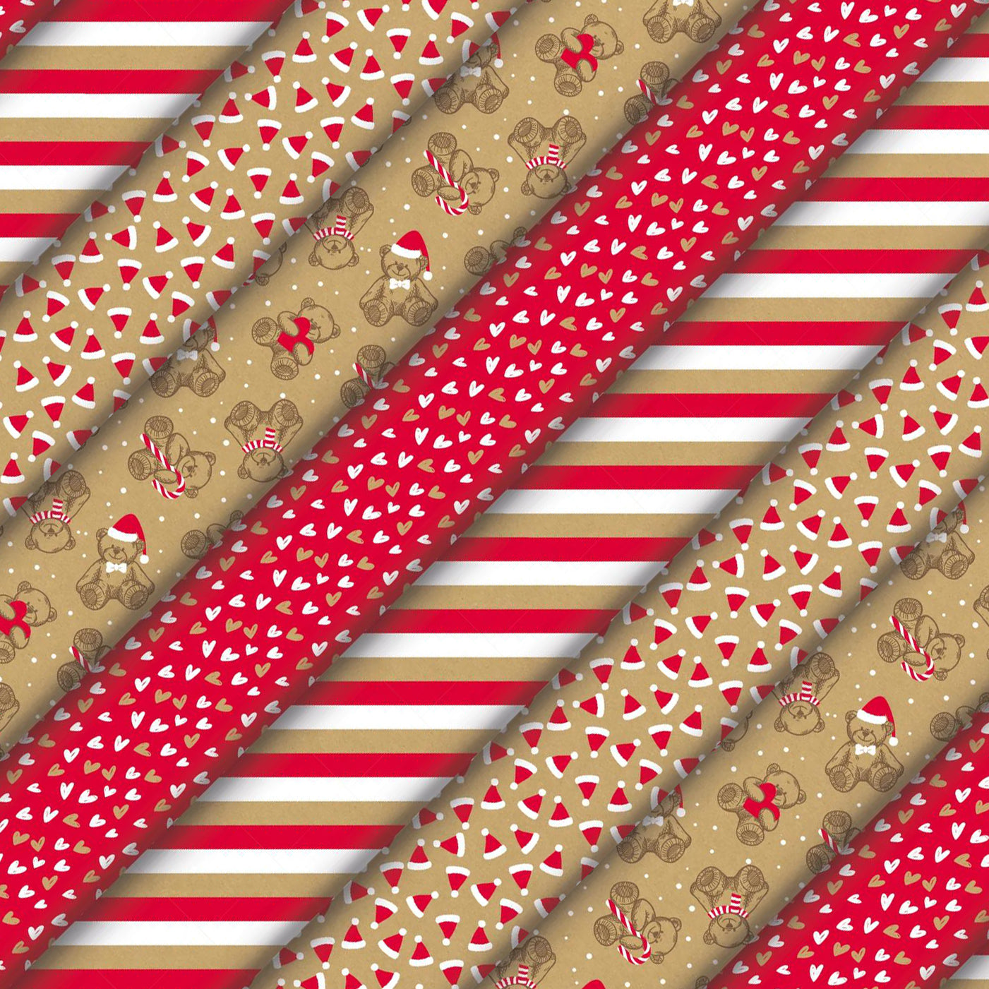 Clairefontaine Wrapping Paper Roll (2 metres) Christmas Morning
